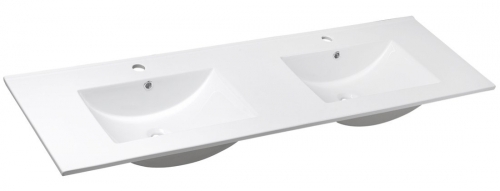 Sapho SLIM 150x46 cm dupla mosdó, fehér 1601-150