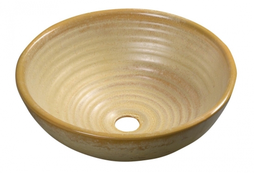 Sapho ATTILA átmérő 42,5 cm kerámia mosdó, homokszínű (DK008)
