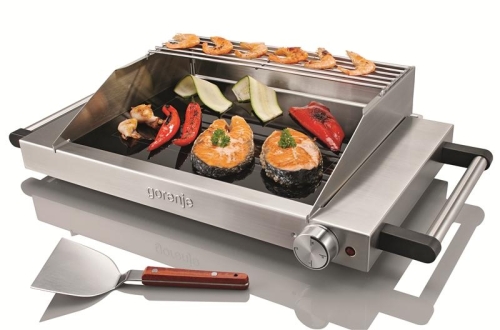 Gorenje üveglapos asztali grill 1200 W, GG1200E