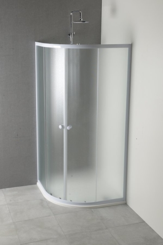Aqualine ARLEN 90x90x185 cm negyedköríves zuhanykabin (YR900)