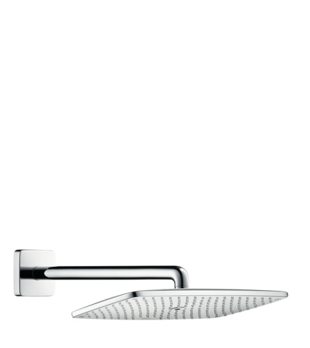 Hansgrohe Raindance E 360 Air 1jet fejzuhany, 390 mm-es zuhanykarral, EcoSmart 9 l/perc 26605 000 (26605000)