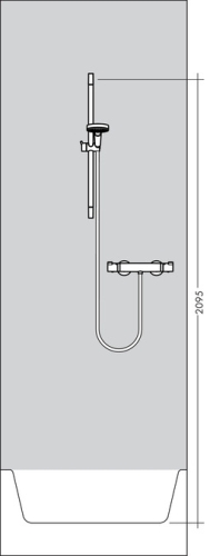 Hansgrohe Crometta 85 Ecostat Universal Combi szett 0,65m 27058 000 (27058000)