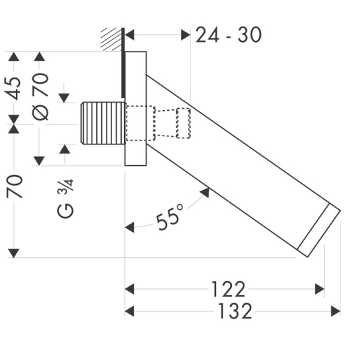 Hansgrohe AXOR Starck Kádtöltő 10410000