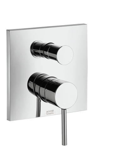 Hansgrohe AXOR Starck X Egykaros kádcsaptelep falsík alatti szereléshez integrált biztosíték kombinációval EN1717 szerint 10447000