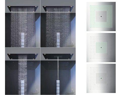 Hansgrohe AXOR ShowerCollection ShowerHeaven 970 x 970 mm 3jet fejzuhany világítással 10623800