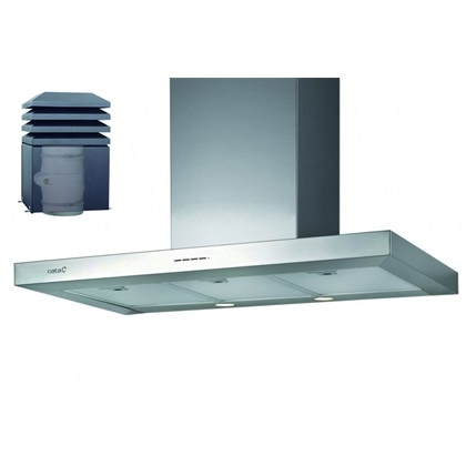 Cata SYGMA SILENT SPLIT EXTERIOR fali páraelszívó tetőre szerelhető motorral 90 cm, inox, 02175310
