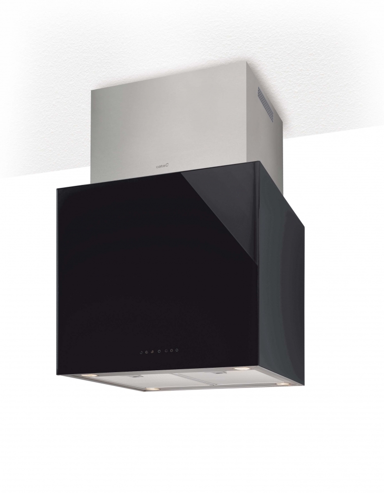Cata ISLA MELINA BK SILENT SPLIT IN LINE sziget páraelszívó csőközbe építhető motorral 62 cm, fekete, 02119409