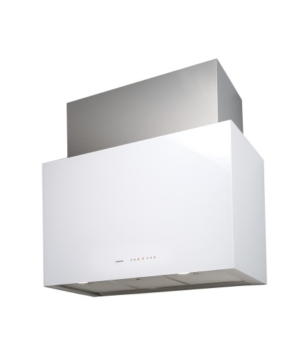 Nodor CUBE GLASS 700 WH fali páraelszívó 70 cm, fehér, 8417