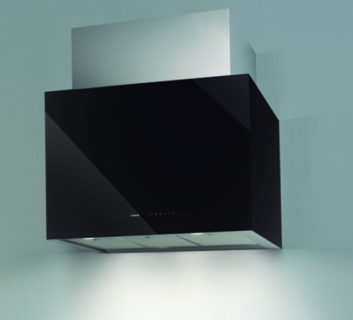 Nodor CUBE GLASS 700 BK fali páraelszívó 70 cm, fekete, 8415