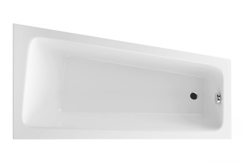 Excellent Ava Side 150x80 cm-es aszimmetrikus kád kádlábbal, jobbos