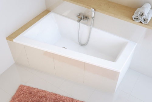 Excellent Sfera 170x100 cm-es aszimmetrikus kád kádlábbal, balos