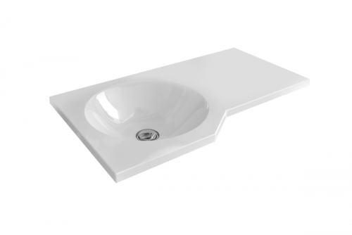 Excellent Be Spot 60x34,5 cm-es aszimmetrikus mosdó CEEX.2301.600.WH