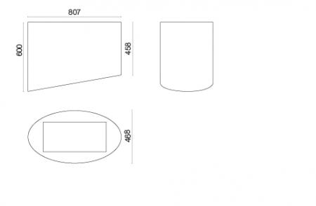 Falmec Spring E.ion White sziget páraelszívó 80 cm, fehér, CSVI80.01P6#ZZZF461F