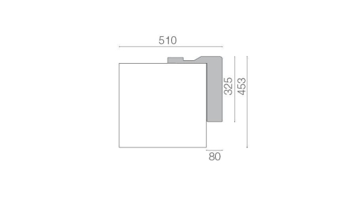 Falmec Rubik E.ion White fali páraelszívó 42 cm, fehér, CERN42.E0P6#ZZZF441F