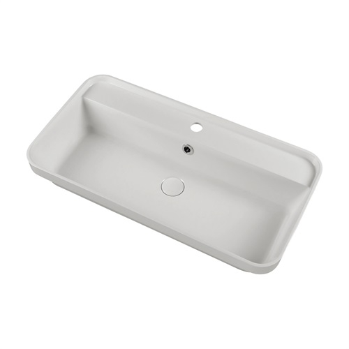 Marmy LUXE 75x39 cm beépíthető öntött márvány mosdó 80 7797 08 11 10