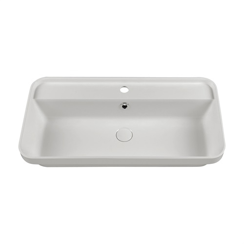 Marmy LUXE 75x39 cm beépíthető öntött márvány mosdó 80 7797 08 11 10
