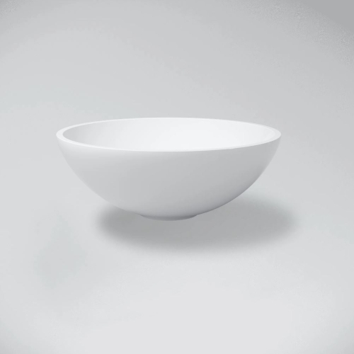 Marmy COMO 40 cm ráültethető öntöttmárvány mosdó, fehér 80 6951 04 10 10 (K)