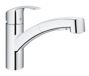Grohe Eurosmart kihúzható zuhanyfejes mosogató csaptelep 30305000