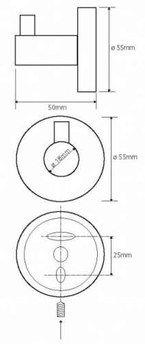 Bemeta Neo fogas, inox (104106025) XS201