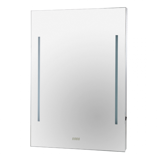 Sapho BEMETA KOZM.TÜKRÖK Tükör, órával és LED világítással, 600x800x35mm, 3W (127201669)