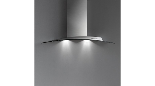 Falmec Atlas Glass 90 fali páraelszívó, 90 cm, üveg, CAUN90.E0P2#ZZZ1491F