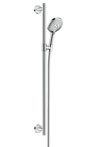 Hansgrohe Raindance Select S 120 Unica Comfort zuhanyszett 0,90m EcoSmart 9 l/perc, fehér/króm 26323 400 (26323400)