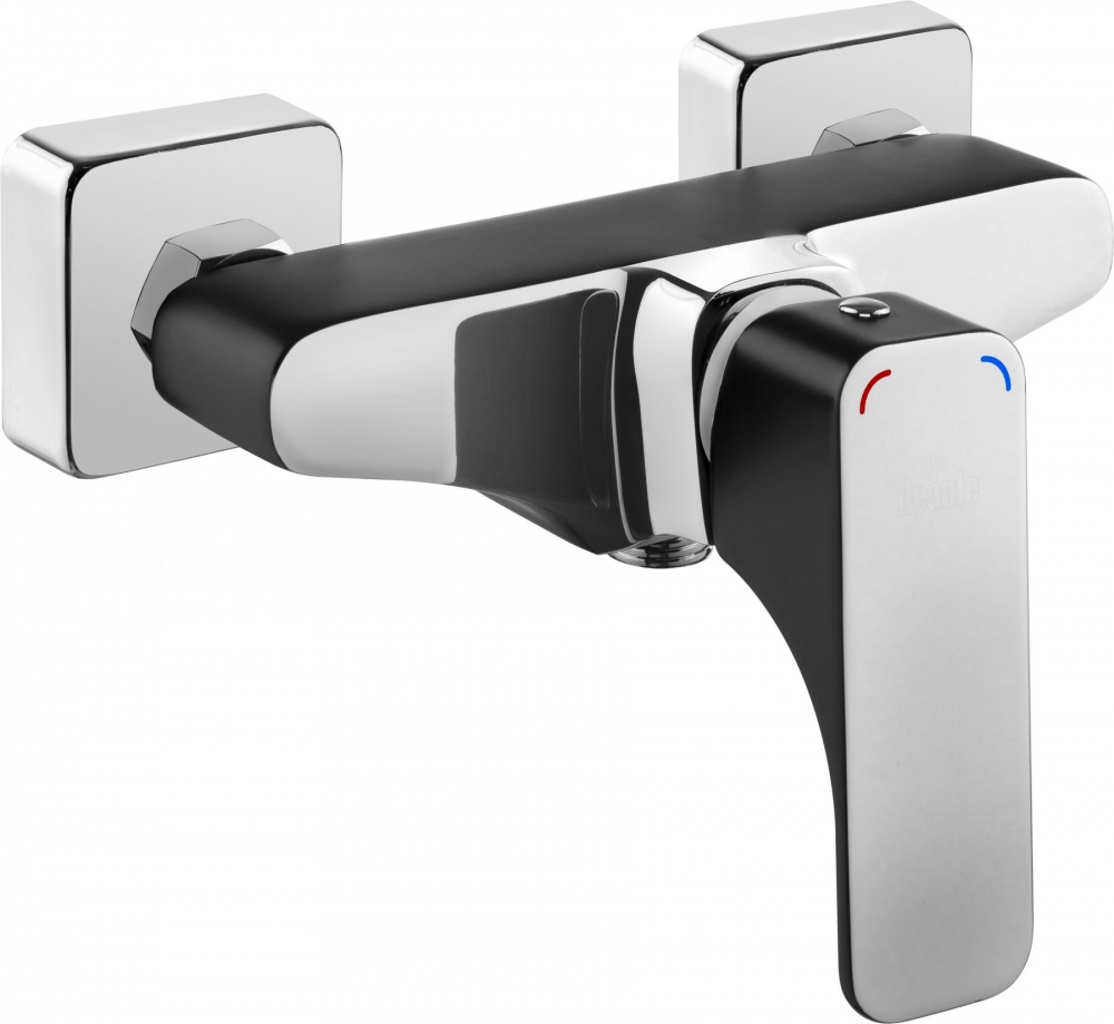 Deante Hiacynt egykaros zuhany csaptelep fekete/króm BQH B400 (K)