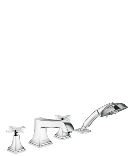 Hansgrohe Metropol Classic 4-lyukú perembe szerelhető kádcsaptelep króm 31449 000 (31449000)