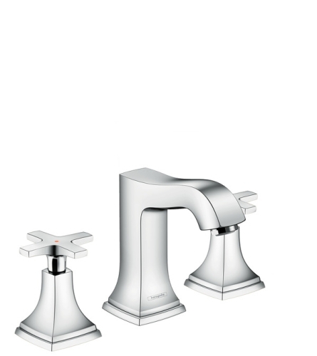 Hansgrohe Metropol Classic 110 3-lyukú mosdócsaptelep automata lefolyó-garnitúrával, króm 31306 000 (31306000)