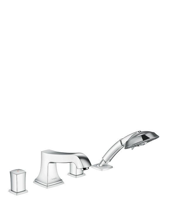 Hansgrohe Metropol Classic 4-lyukú peremre szerelhető kádcsaptelep króm 31315 000 (31315000)