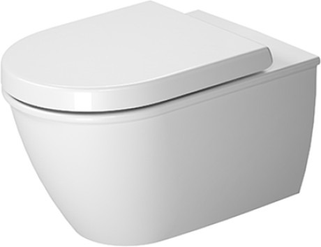 Duravit Darling New öblítőperem nélküli Duravit Rimless® fali WC, 57x37 cm 2563090000