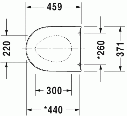 Duravit Darling New lassú záródású wc ülőke 0021090000