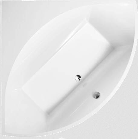 Villeroy & Boch Squaro 145x145 cm sarokkád, fényes fekete előlappal UBQ145SQR3PBV-01