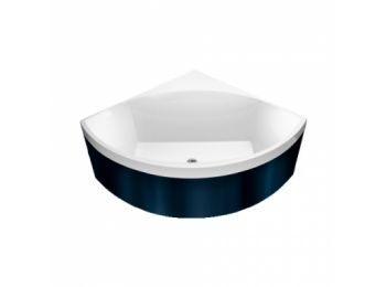 Villeroy & Boch Squaro 145x145 cm sarokkád, fényes fekete előlappal UBQ145SQR3PBV-01