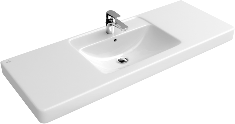 Villeroy & Boch Architectura 130x48,5 cm mosdó CeramicPlus bevonattal 6118 13 R1 (611813R1)