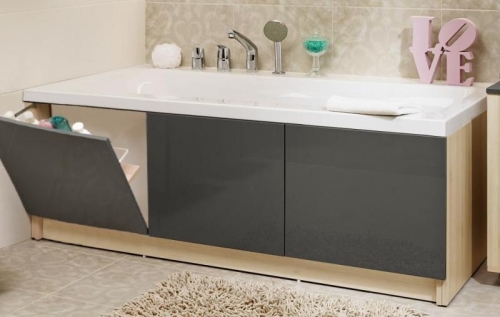 Cersanit Smart 160x80 cm-es egyenes kád kádlábbal, balos S301-119