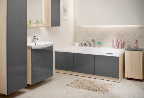 Cersanit Smart 160x80 cm-es egyenes kád kádlábbal, balos S301-119
