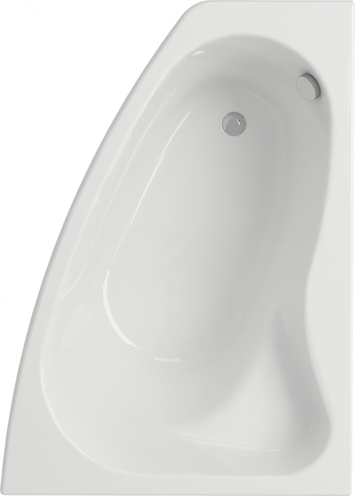 Cersanit Sicilia 160x100 cm-es aszimmetrikus kád kádlábbal, jobbos S301-037