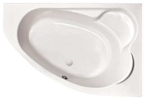 Cersanit Kaliope 153x100 cm-es aszimmetrikus kád kádlábbal, jobbos S301-025