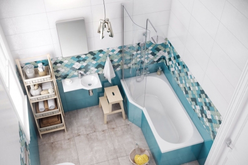 Excellent Be Spot 160x80 cm-es aszimmetrikus kádhoz kádparaván, balos KAEX.2309.750.LE