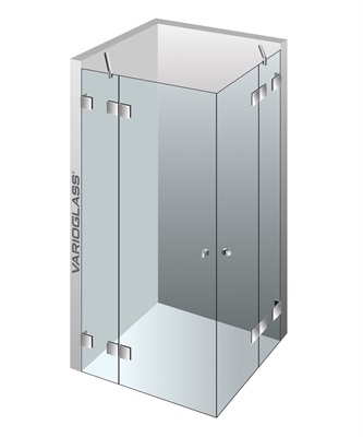 Varioglass Globus 214 100x100 cm-es zuhanykabin, víztiszta üveg
