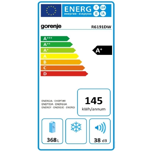 Gorenje szabadonálló hűtőszekrény A+, R6191DW