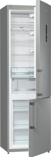 Gorenje szabadonálló kombinált hűtőszekrény A++, NRK6202MX