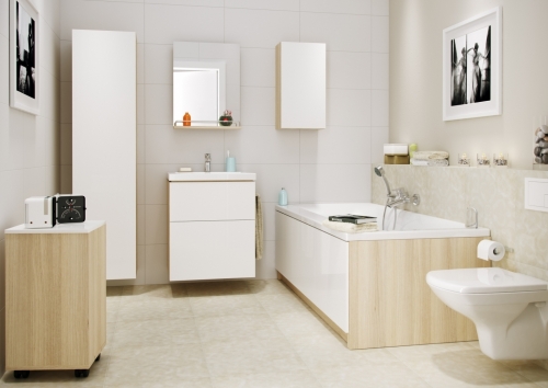 Cersanit Smart mosdótartó szekrény, fehér (mosdó nélkül) S568-016