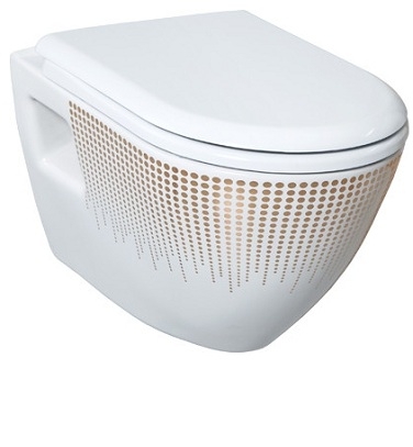 Creavit TEKKO GOLD - WC + BIDÉ 2in1 - TEKKO GOLD, TP325