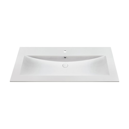 Marmy LISETTE Plus 120x51 cm beépíthető öntött márvány mosdó 1 csaplyukkal 80 6830 12 11 10