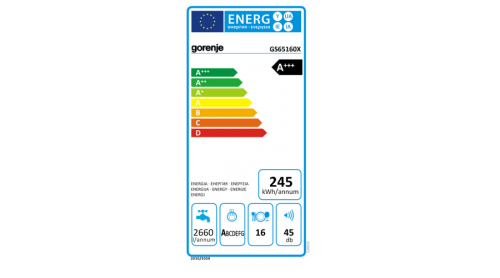 Gorenje szabadonálló mosogatógép A+++, GS65160X