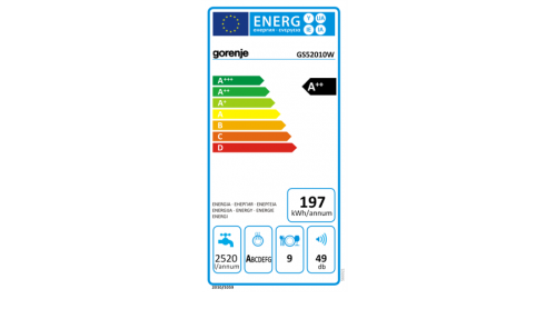 Gorenje szabadonálló mosogatógép A++, GS52010W