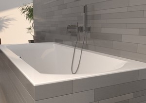 RIHO LUGO 190x90 cm egyenes fürdőkád 1 cm-es peremmel (BT05) B136001005