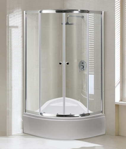 Niagara Wellness Alor 90x90 negyedköríves zuhanykabin Oliver II magasított zuhanytálcával